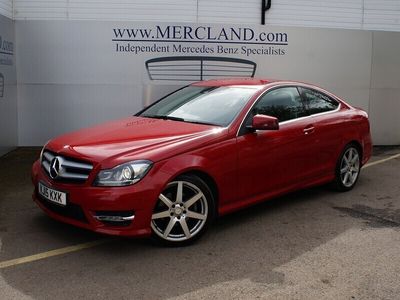 used Mercedes C220 C-Class 2015 (15) MERCEDES BENZCDI AMG SPORT COUPE DIESEL AUTO RED