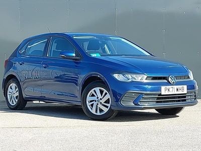 Begagnad VW Polo Life 80 HK (58 kW) 2021 Blå Halvkombi