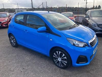 Begagnad Peugeot 108 Active 68 HK (50 kW) 2015 Blå Halvkombi