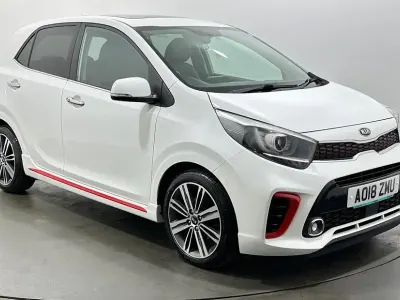 Used Kia Picanto GT-Line S 83 HP (61 kW) 2018 White Hatchback
