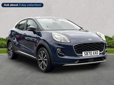 Blue Used 2021 Ford Puma Titanium Hatchback | £14,759 (Good price)