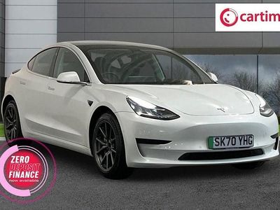 White Used 2020 Tesla Model 3 Standard Range Plus Sedan | £14,599 (Fair price)