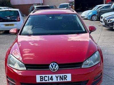 Used VW Golf VII 2014 Red Estate