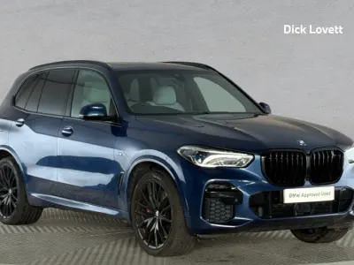 Used BMW X5 M Sport 335 HP (246 kW) 2022 Blue SUV