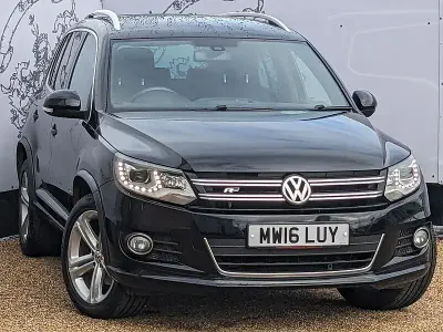 Used VW Tiguan R-line Edition 150 HP (110 kW) 2016 Black SUV