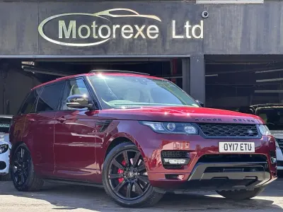 Begagnad Land Rover Range Rover Sport Autobiography Dynamic 339 HK (249 kW) 2017 Röd SUV