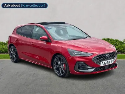 New Ford Focus ST 280 HP (205 kW) 2026 Red Hatchback