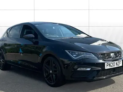Used Seat Leon Black Edition 150 HP (110 kW) 2020 Black Hatchback
