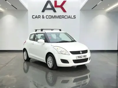 Used Suzuki Swift 94 HP (69 kW) 2012 White Hatchback
