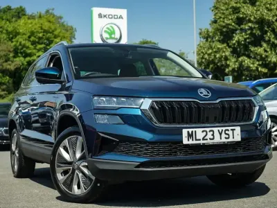 Used Skoda Karoq SE L 150 HP (110 kW) 2023 Blue SUV