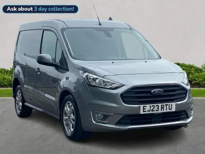 Begagnad Ford Transit Connect Limited 100 HK (73 kW) 2023 Silver Minibuss