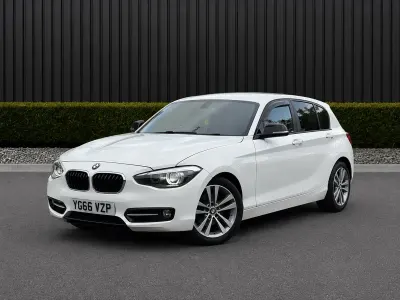 Used BMW 118 Sport Line 2016 White Hatchback