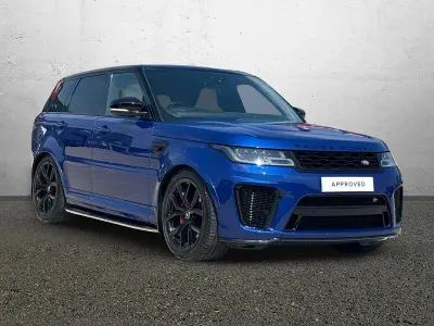 Used Land Rover Range Rover Sport SVR 575 HP (422 kW) 2020 Blue SUV