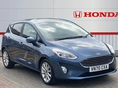 Used Ford Fiesta Titanium 125 HP (91 kW) 2020 Blue Hatchback