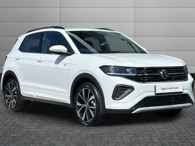 New VW T-Cross R-line 115 HP (84 kW) 2026 White SUV