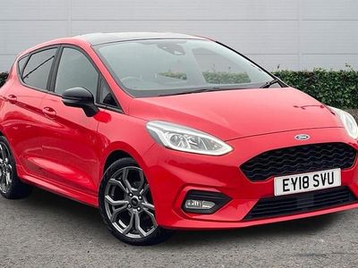 Used Ford Fiesta ST-Line 101 HP (74 kW) 2018 Red Hatchback