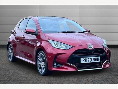 Red Used 2020 Toyota Yaris Hybrid Hatchback | £16,450 (A bit pricey)