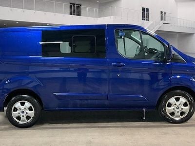 Blue Used 2018 Ford Transit Custom Limited Van | £7,995 (Expensive)