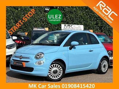 Blue Used 2016 Fiat 500 Pop Star Hatchback | £4,795 (Fair price)