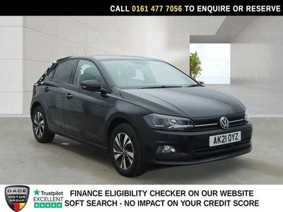 Used VW Polo Match 95 HP (69 kW) 2021 Black Hatchback