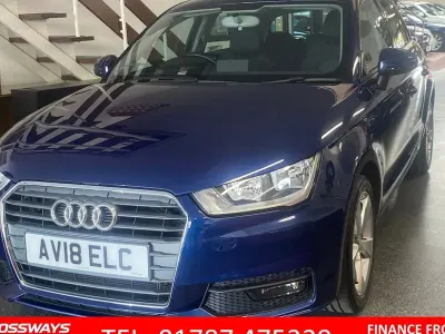 Used Audi A1 Sportback Sport 125 HP (91 kW) 2018 Blue Hatchback