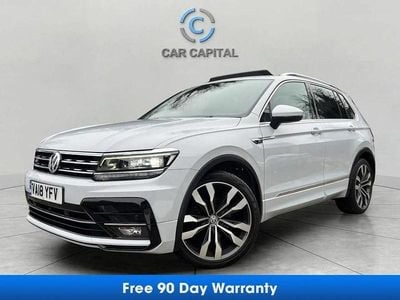 Used VW Tiguan R-line 150 HP (110 kW) 2018 Silver SUV