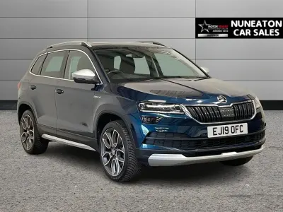 Used Skoda Karoq Scout 4x4 150 HP (110 kW) 2019 Blue SUV