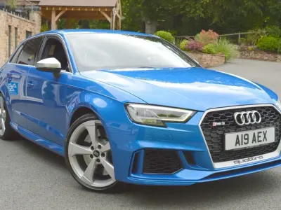 Used Audi RS3 Comfort 400 HP (294 kW) 2019 Blue Sedan