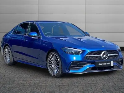 Used Mercedes C300 AMG Line Premium 258 HP (189 kW) 2024 Spectral blue Sedan