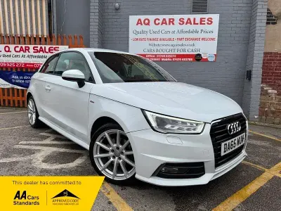 Used Audi A1 S-Line 116 HP (85 kW) 2015 White Hatchback