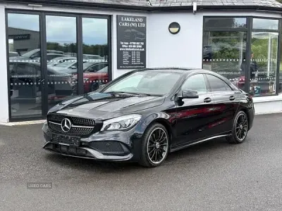 Used Mercedes CLA220 AMG line 170 HP (125 kW) 2019 Black Sedan