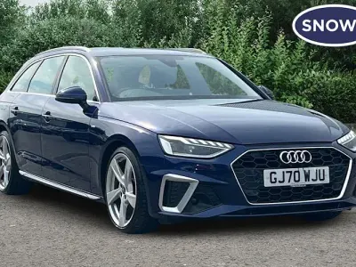 Used Audi A4 S-Line 190 HP (139 kW) 2020 Blue Estate