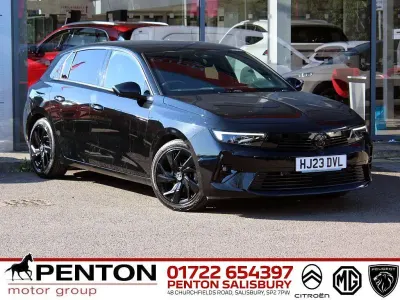Used Vauxhall Astra S 130 HP (95 kW) 2023 Black Hatchback