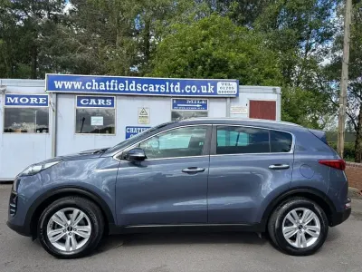 Used Kia Sportage 114 HP (83 kW) 2017 Blue SUV