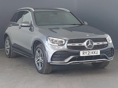Begagnad Mercedes GLC300e AMG line 320 HK (235 kW) 2021 Grå SUV