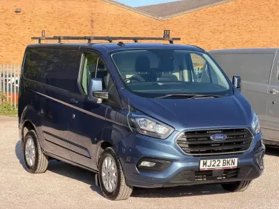 Used Ford Transit Custom Limited 130 HP (95 kW) 2022 Blue Van