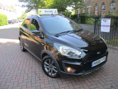 Used Ford Ka Plus Active 85 HP (62 kW) 2019 Metallic black Hatchback