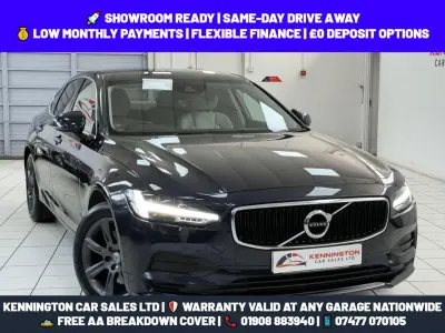 Used Volvo S90 Momentum 2017 Blue Sedan