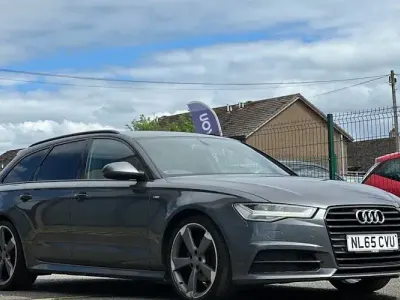 Used Audi A6 Black Edition 190 HP (139 kW) 2015 Grey Estate
