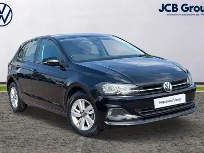 Used VW Polo SE 95 HP (69 kW) 2019 Black Hatchback