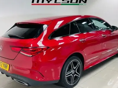 Used Mercedes CLA250e Shooting Brake AMG Line Premium 218 HP (160 kW) 2022 Red Estate