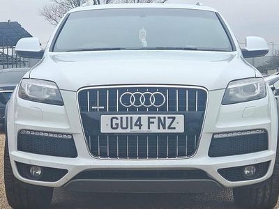 Used Audi Q7 S-line plus 245 HP (180 kW) 2014 White SUV