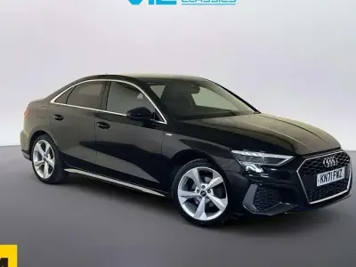 Used Audi A3 S-Line 116 HP (85 kW) 2021 Black Sedan