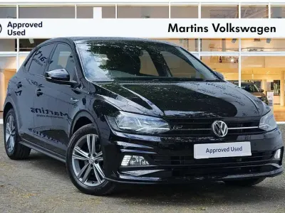 Used VW Polo R-line 115 HP (84 kW) 2021 Black Hatchback