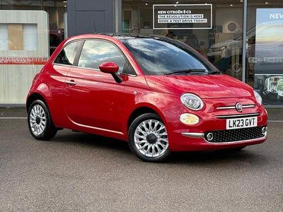 Red Used 2023 Fiat 500 Hatchback | £10,895 (Fair price)