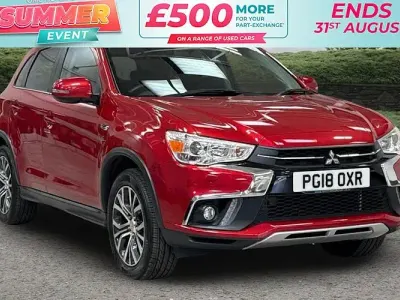 Used Mitsubishi ASX 117 HP (86 kW) 2018 Red SUV