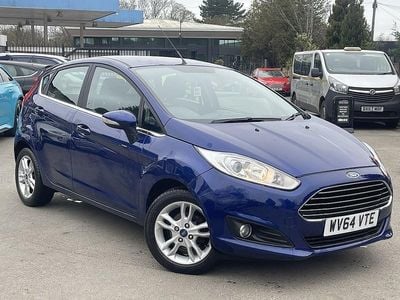 Used Ford Fiesta Zetec 100 HP (73 kW) 2014 Blue Hatchback