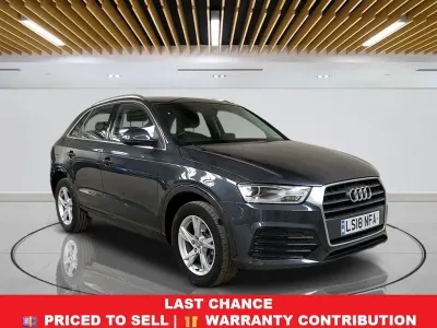 Used Audi Q3 Sport 150 HP (110 kW) 2018 Grey SUV