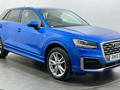 Used Audi Q2 S-Line 150 HP (110 kW) 2019 Blue SUV