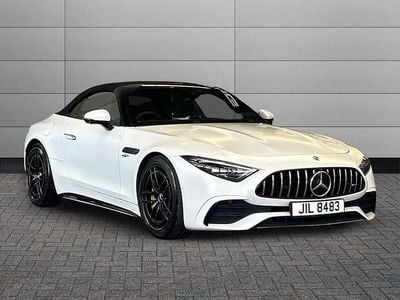 Used Mercedes SL43 AMG Premium Plus 381 HP (280 kW) 2023 White Cabriolet